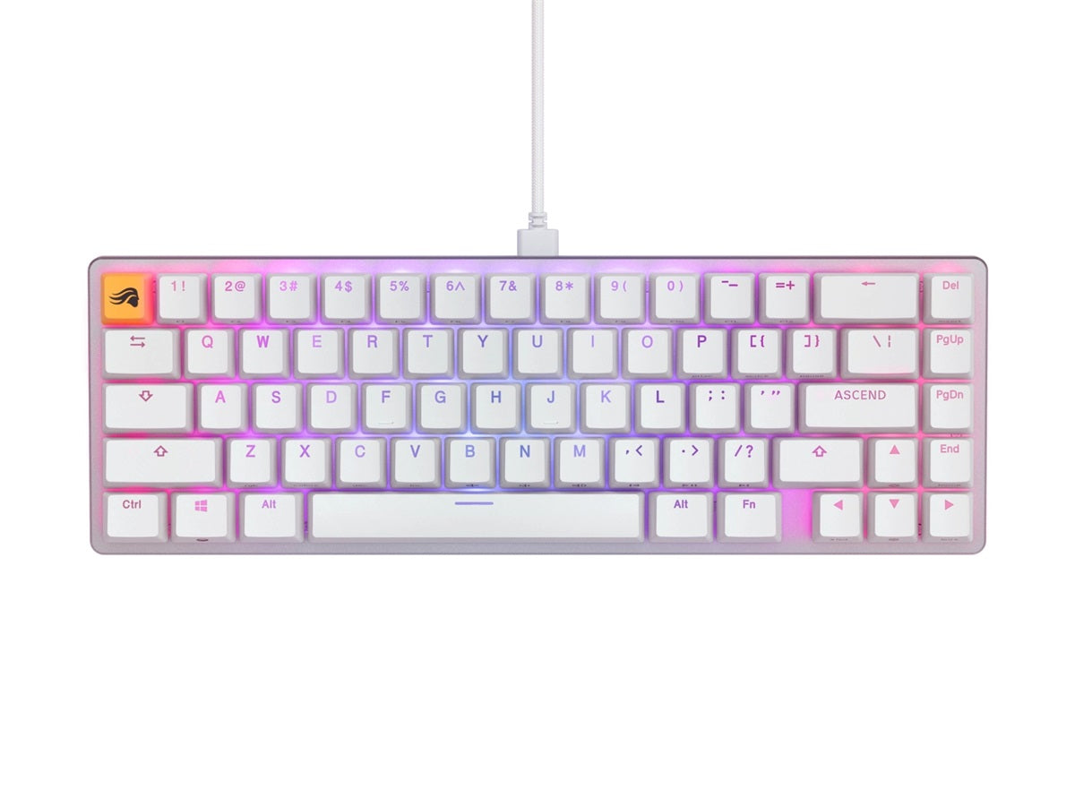 Glorious GMMK2 65% Pre-Built ANSI USA White Glorious GMMK2 65% Pre-Built ANSI USA White